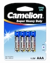 Camelion R03 Blue BL-4 (R03P-BP4B, батарейка,1.5В)