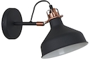 Camelion WML-425  C62  черный + медь (Светильник настенный Amsterdam,1х E27, 40Вт, 230В, металл)