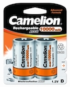 Camelion  D-10000mAh Ni-Mh BL-2 (NH-D10000BP2, аккум-р,1.2В)