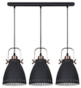 Camelion PL-428S-3  С62  черный + медь (Светильник подвесной New York,  3х E27, 60Вт, 230В, металл)