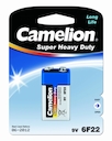 Camelion 6F22 Blue BL-1 (6F22-BP1B, батарейка,9В)