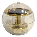 Camelion 2212-W1, желтый свет (2 Led) "Шар",светильник с солнечной батареей