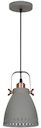 Camelion PL-428S-1  С73  серый + медь (Светильник подвесной New York,  1х E27, 40Вт, 230В, металл)