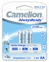 Camelion  AA- 2100mAh Ni-Mh Always Ready BL-2 (NH-AA2100ARBP2, аккум-р, 1.2В)