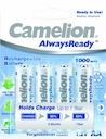 Camelion  AA- 1000mAh Ni-Mh Always Ready BL-4 (NH-AA1000ARBP4, аккум-р, 1.2В)