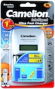 Camelion BC-0907+4xNH-AA2700 (BC-0907-4H27, Св.быст зу для 1-4AAA/AA, ж/к дисп,2200Ma,автом адап)
