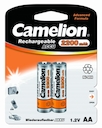 Camelion  AA-2200mAh Ni-Mh BL-2 (NH-AA2200BP2, аккум-р,1.2В)