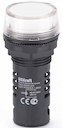 Лампа комм. ADDS ?22 мм LED бел. 220В AC/DC ЛK-22 DEKraft