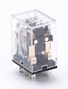 Промежуточное реле 2 конт. с инд. LED 5А 12В DC ПР-1