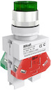 Выкл. кноп. с фикс. ABFP ?22 мм зел. LED 220В ВK-22 DEKraft