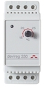 DEVIreg™ D-330 (+5°C-+45°C) на шину DIN, с датчиком на проводе, 16А