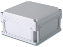 Корпус IP67,600х400х160 (выс.крышки 35),стнк.выбв.флнц.,непрозр.крыш.
