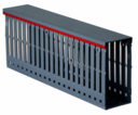 Короб перфорированный, серый T1-EF 60x80