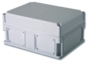 Корпус IP67,600х600х195 (выс.крышки 70),стнк.выбв.флнц.,непрозр.крыш.
