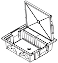 Лючок напольный NEST, 16 модулей