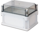 Корпус IP67,600х300х195 (выс.крышки 70),стнк.выбв.флнц.,прозр.крыш.