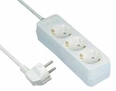 Белый Удлинитель 3 розетки, 5 м, кабель H05VV-F 3G1,5