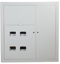 Щит этажный 4 кв-й антивандальный IP -31(1010х950х160) EKF