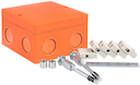 Коробка распаячная огнестойкая (101х101х62) 5 кк/1,5-6мм²/8 мв IP66 EKF PROxima