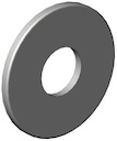 Шайба плоская усиленная M10 TDZ EKF(100шт)