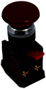 Кнопка AEA-22 красная NO+NC Грибок PROxima