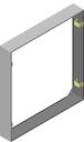 Кожух для навесной установки ЩЭ (1006х956х140) EKF Basic