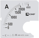 Шкала сменная для A721 2000/5А-1,5 EKF PROxima
