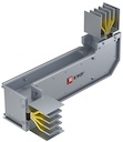 Вертикально-горизонтальная угловая секция 400 А IP55 AL 3L+N+PE(КОРПУС)