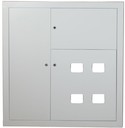 Щит этажный ЩЭ 4 кв. слаботочный отсек слева (1010х950х160) IP31 EKF PROxima