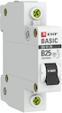 Автоматический выключатель 1P 25А (B) 4,5кА ВА 47-29 Basic
