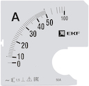 Шкала сменная для A961 50/5А-1,5 EKF PROxima