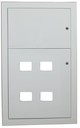Щит этажный ЩЭ 4 кв. без слабот. отс. (1010х650х160) IP31 PROxima