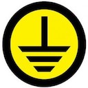 EKF an-1-04 Знак "Земля" круглый d20мм