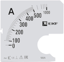 Шкала сменная для A961 500/5А-1,5 EKF PROxima