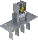 Фланцевая секция для подключения к щиту  1000 А IP55 3L+N+PE(КОРПУС)