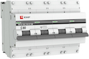EKF mcb47100-4-80C-pro Выключатель автоматический модульный 4п C 80А 10кА ВА 47-100 PROxima
