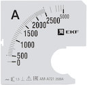 Шкала сменная для A721 2500/5А-1,5 EKF PROxima