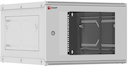 Шкаф телекоммуникационный настенный разборный 6U (600х650) дверь стекло, Astra A серия Basic