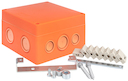 Коробка распаячная огнестойкая (126х126х74) 8 кк/0,5-4мм²/12 мв IP66 EKF PROxima