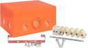 Коробка распаячная огнестойкая (176х126х74) 5 кк/1,5-10мм²/12 мв IP66 EKF PROxima