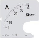 Шкала сменная для A961 30/5А-1,5 EKF PROxima