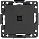Стокгольм Механизм Розетки RJ-45 1-местной черный EKF PROxima