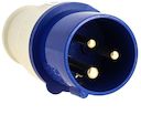 Вилка переносная 013 2Р+РЕ 16А (220В, IP44)
