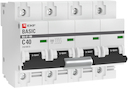 Автоматический выключатель 4P  40А (C) 10kA ВА 47-100 EKF Basic