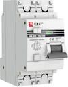 EKF DA32-50-100S-pro Дифференциальный автомат АД-32 (селективный) 1P+N 50А/100мА PROxima