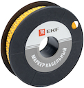 Маркер кабельный 1,5 мм2 "9" (1000 шт.) (ЕС-0) PROxima