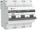 EKF mcb47100-3-80D-pro Выключатель автоматический модульный 3п D 80А 10кА ВА 47-100 PROxima