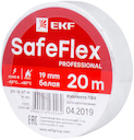 Изолента ПВХ белая 19мм 20м серии SafeFlex