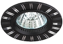 KL33 AL/BK Светильник ЭРА алюминиевый MR16,12V/220V, 50W черный/хром