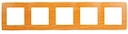 12-5005-07 Эл/ус ЭРА Рамка на 5 постов, Эра12, ольха